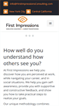 Mobile Screenshot of firstimpressionsconsulting.com